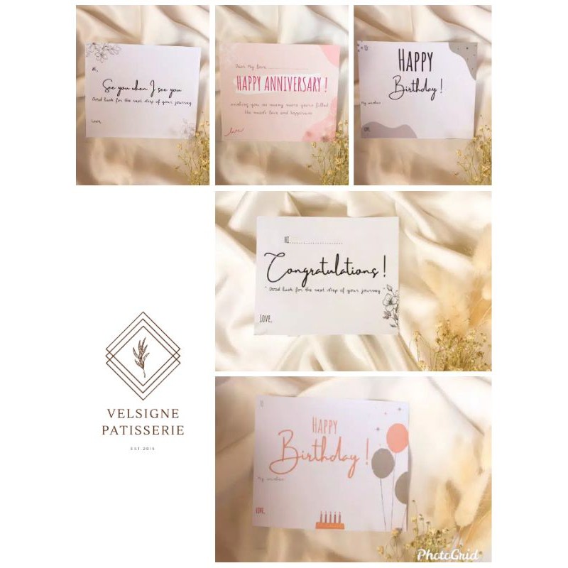 

Extra Custom Greetings Card Kartu Ucapan