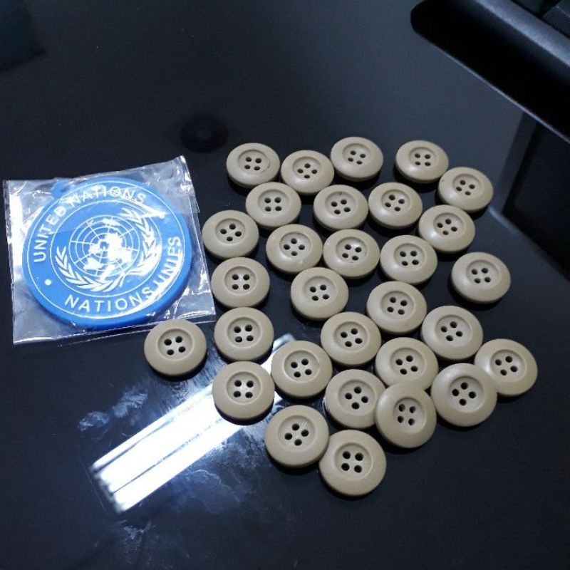 kancing baju pdl gurun tni original