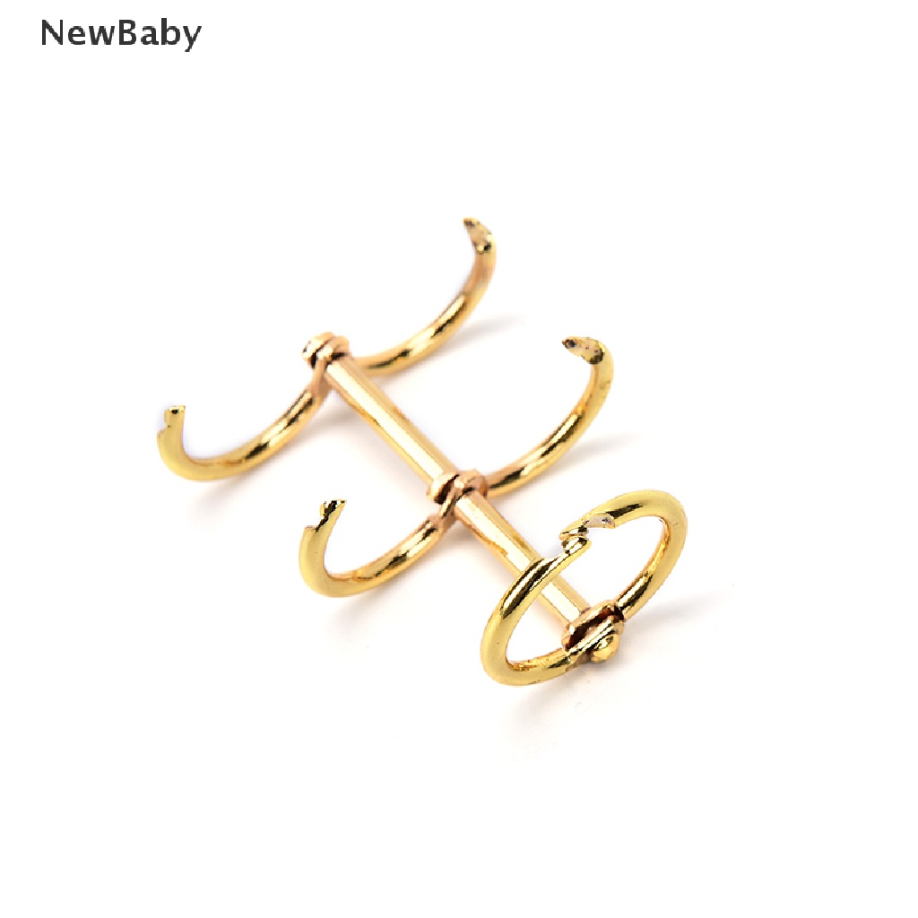 Newbaby 1pc Ring Binder Loose Leaf Bahan Metal