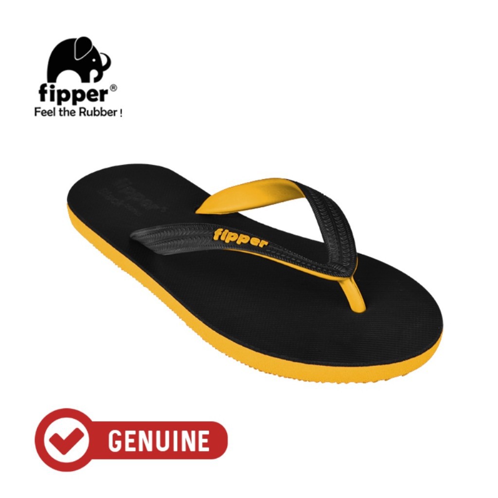Sandal Fipper Black Series M Original for Man - Black/GOLD