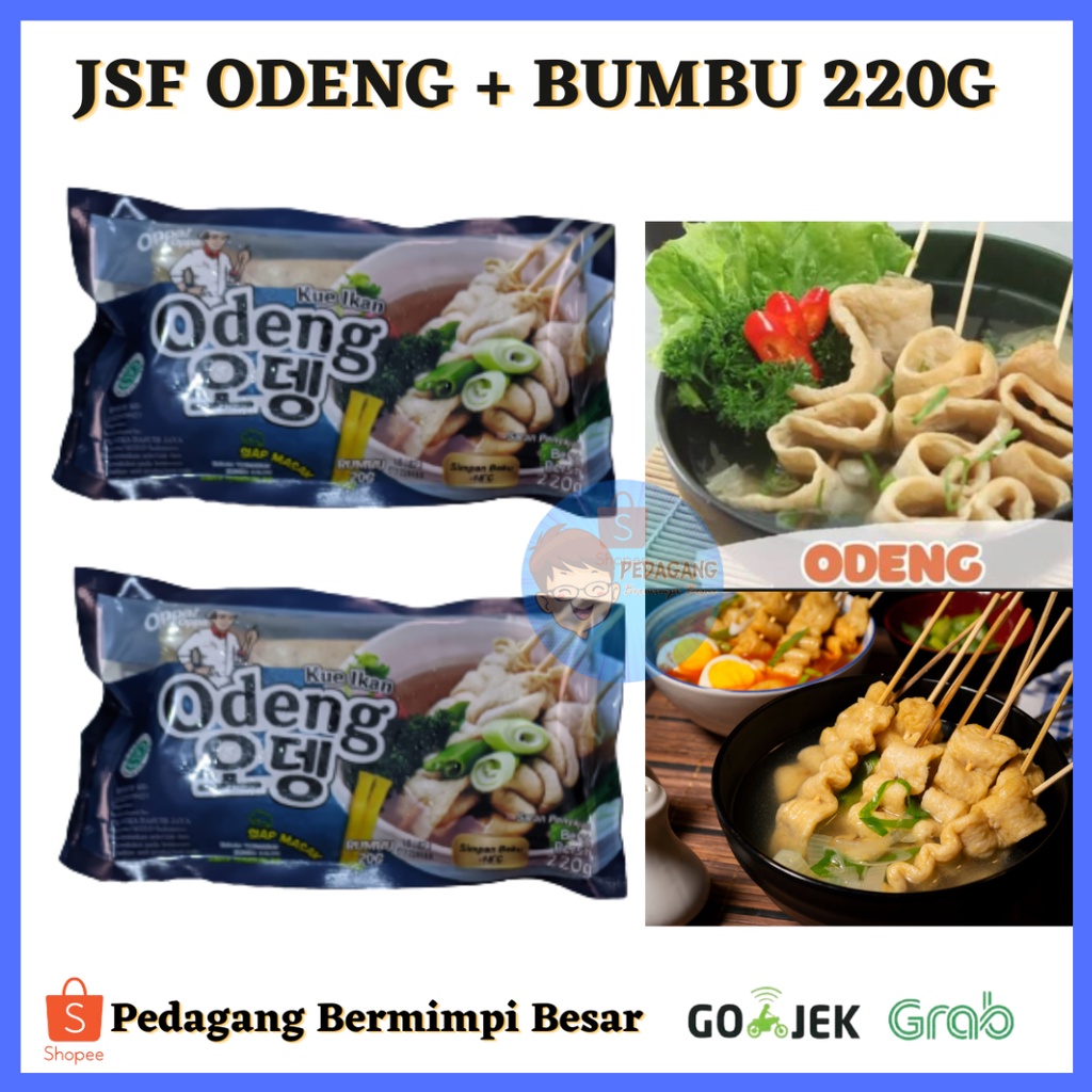 JSF ODENG + BUMBU 220G/ ODENG/  Eomuk Korean Fish Cake