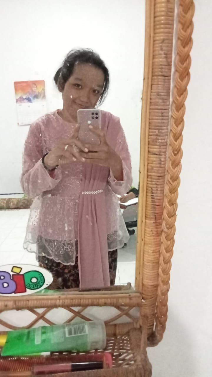 [pilihan Warna] Couple Batik Akina Bahan Brukat Furing Tile Katun Allsz Ld110 P140cm Kmz Ld110 P70cm