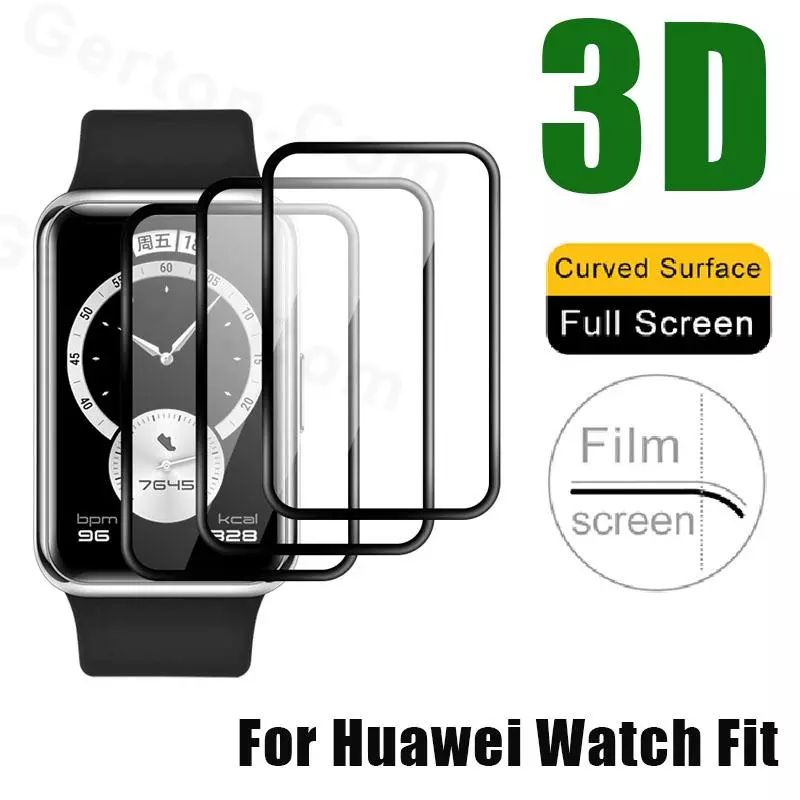 Pelindung Layar Penuh 3D PMMA For Huawei Watch FIT / FIT 2