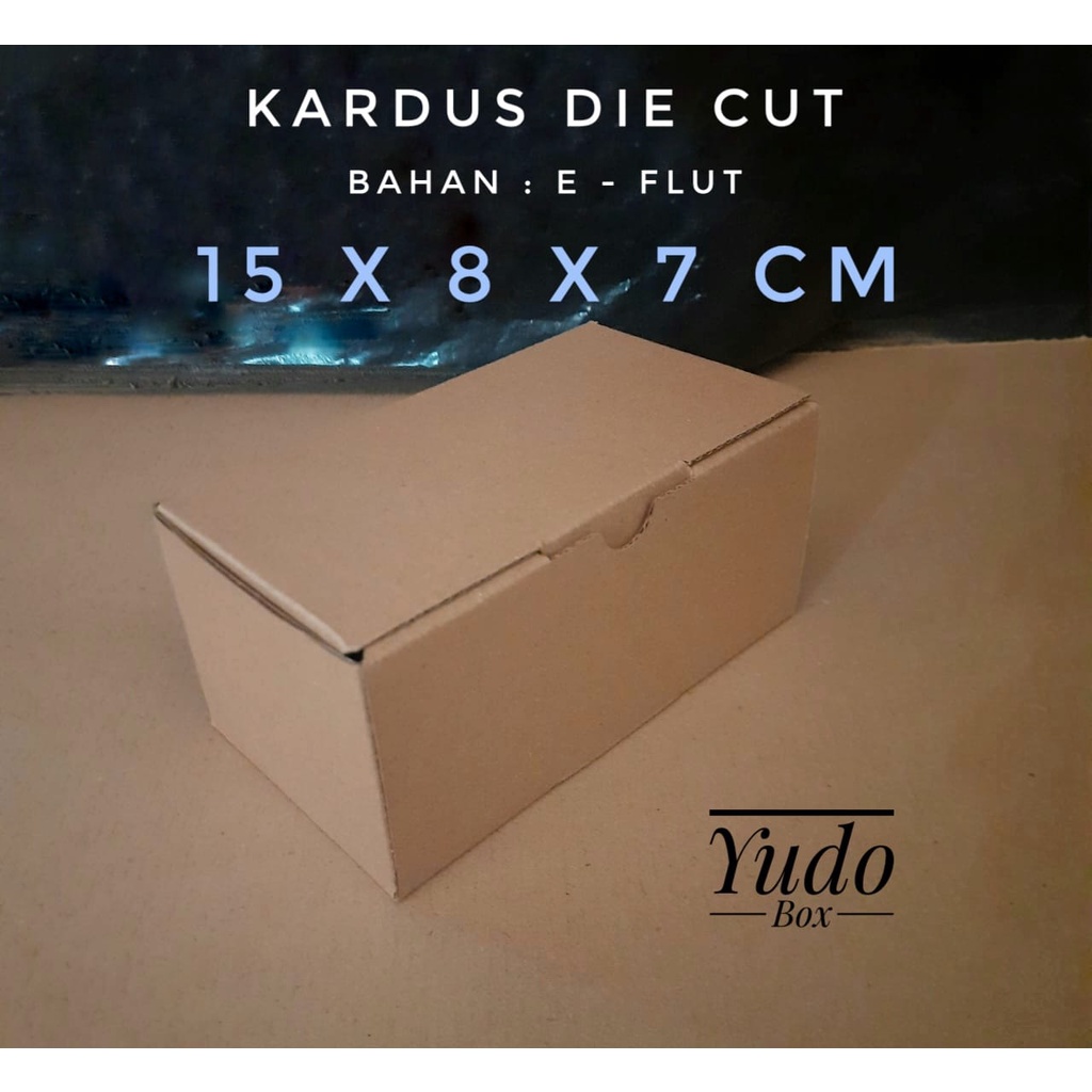 

Kardus karton uk. 15 x 8 x 7 cm...die cut box kotak Souvenir -dll