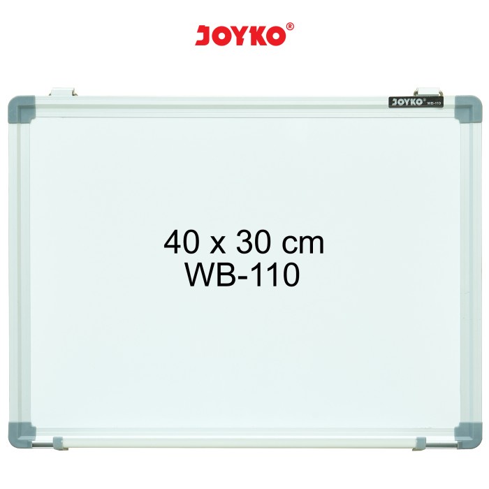 

Whiteboard Papan Tulis Putih Joyko - WB-110 promo