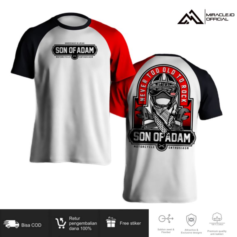 KAOS DISTRO PRIA ORIGINAL UNDERAGE KAOS MOTOR CUSTOM KEREN MURAH BAJU LENGAN PENDEK BRANDED PREMIUM