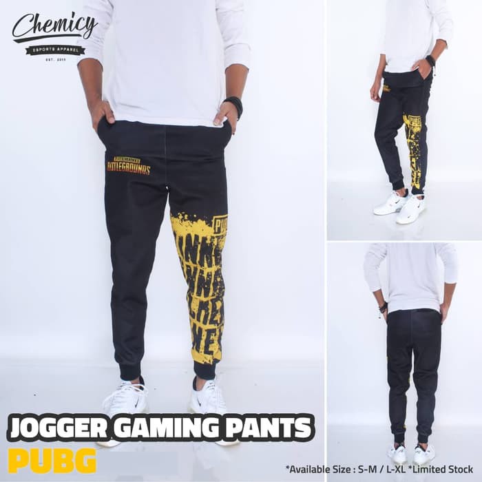 PUBG Jogger Gaming Pants / Celana Olahraga / Training