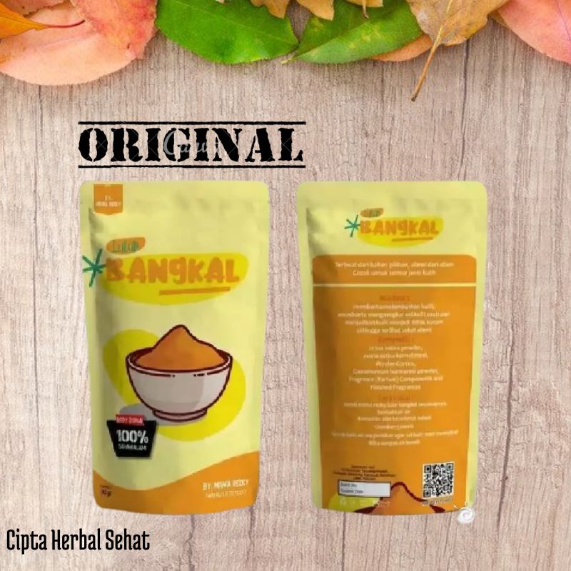 Lulur Viral Bangkal Mama Rezky 20g Lulur Rempah Kayu Bangkal Original