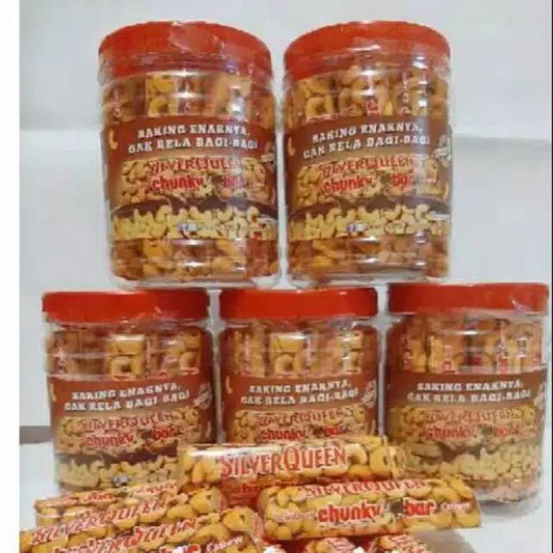 Silverqueen Chunky bar 30 gram per box/toples (jar)