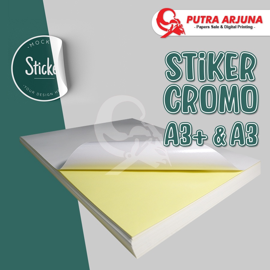 

STIKER CROMO GLOSSY, A3 - A3+