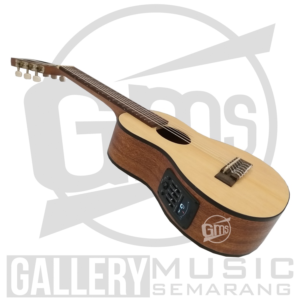 ORIGINAL!!! Guitalele Elektrik Import Merk Cowboy GK-6 NA GK 6NS Equalizer Tuner Cowboy Prener New