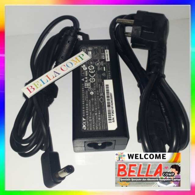 Bisa bayar ditempat..Adaptor Charger Laptop Acer E14 E5-475 E5-475G 19V 2.37A 5.5*1.7mm