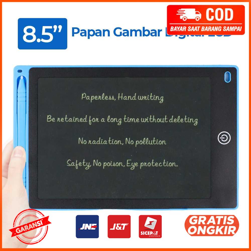 Papan Gambar Digital LCD Drawing Tablet Colorful 8.5 Inch RO85