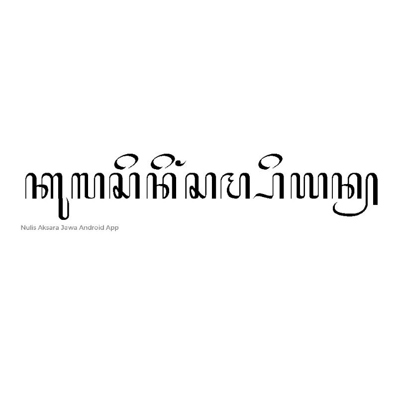 

Nulis aksara jawa