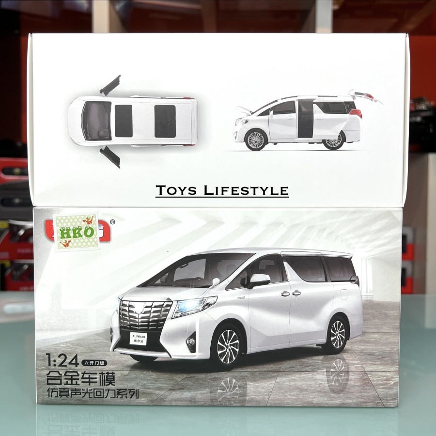Mainan Mobil Diecast XLG Alphard 1:24 (BAGUS)
