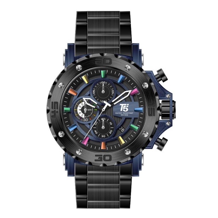 TERBARU JAM TANGAN T5 3702 G ORIGINAL CHRONOGRAPH