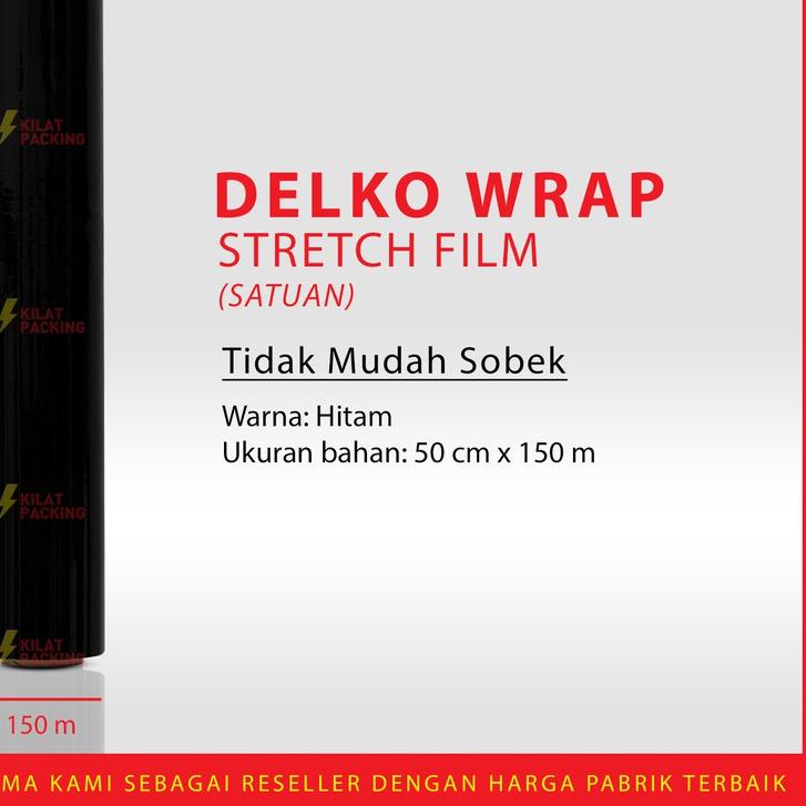 

◌ Stretch Film 50 CM Plastik Wrapping VARIAN MACAM MACAM SATUAN ✪
