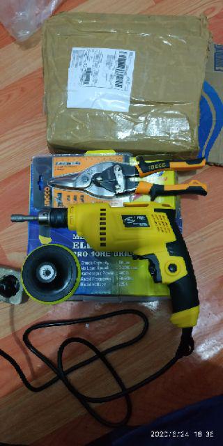 Pro10re Mesin Bor Bisa Kiri Kanan Reverseable 10mm H&l Hl 10 Pro 10re
