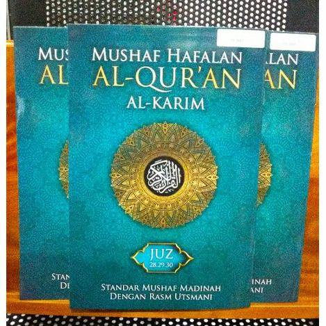 Mushaf Hafalan Al-Qur'an Al Karim Juz 28 29 & 30