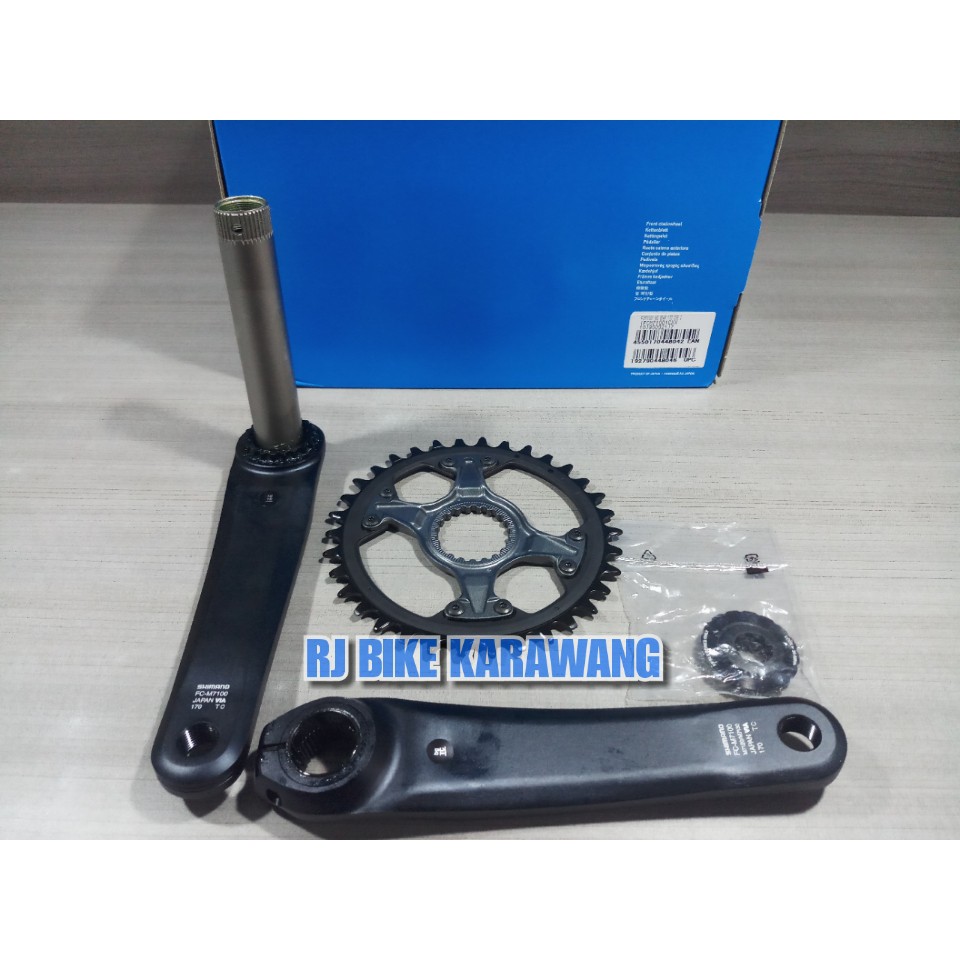 Crank Shimano SLX M7100 12 Speed Single 34T Chainline 56.5 MM Tanpa bb