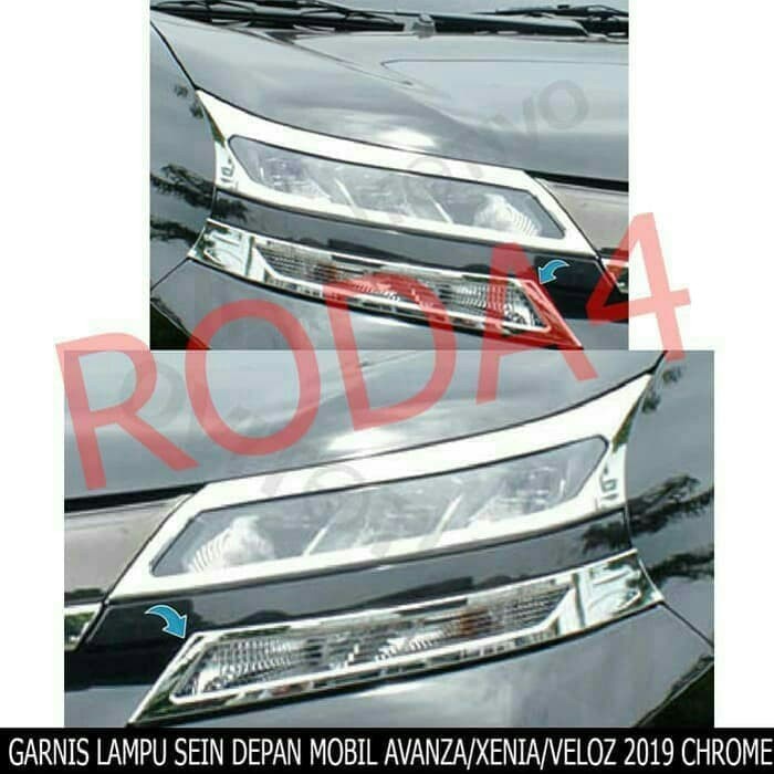Paket Garnish Lampu Depan Dan Belakang Mobil Avanza Xenia Veloz 2019