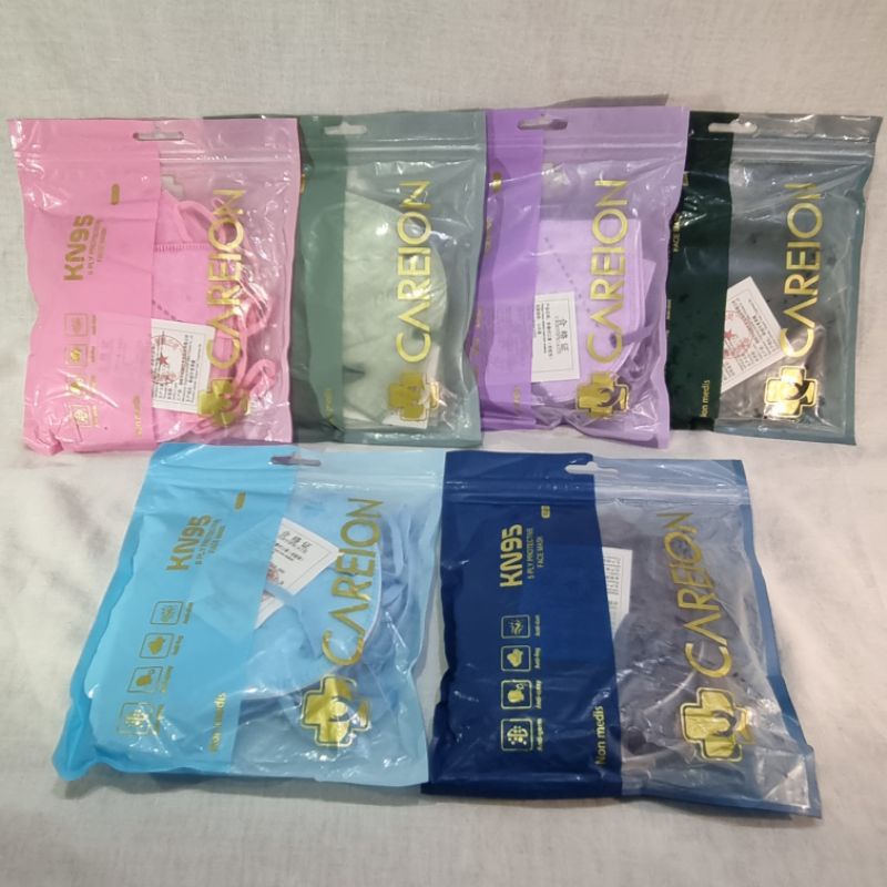 MASKER KN95 RAINBOW / MASKER EARLOOP KN95 WARNA TERBARU / MASKER KN95 RAIN CEWEK / COWOK