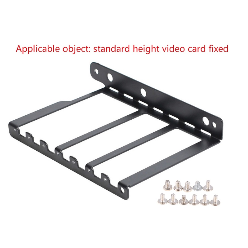 Btsg Metal Graphics VGA Card Bracket Fixed Holder Side Converter Pendingin Komputer Radiator Support 4per7lubang