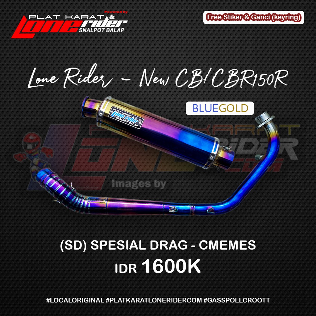 Lone Rider SD Mix Colouring Bluemoon New CB150R CBR 150R Facelift (Original)