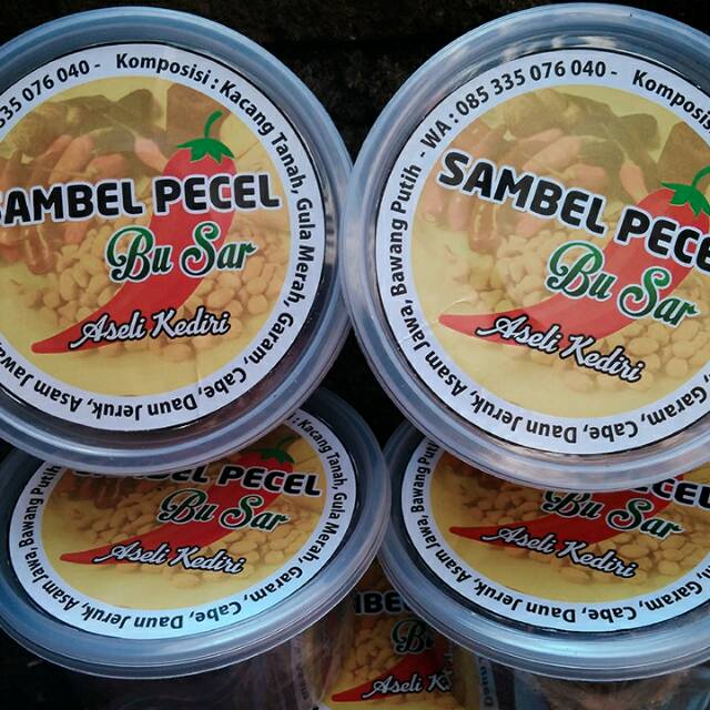 

Sambel pecel asli kediri