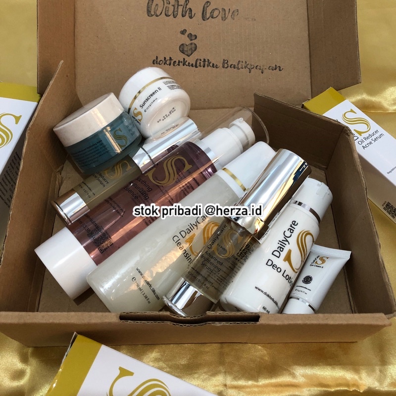 Dokterkulitku Skincare Original S daily care DailyCare wajah skin care - shooting moisturizing essen