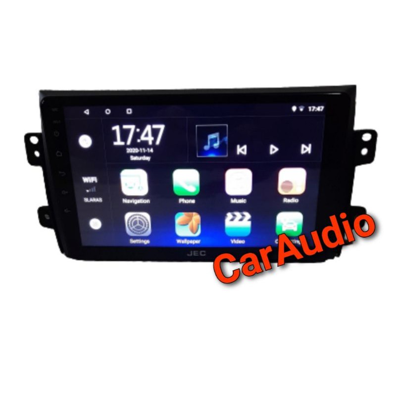 Head Unit Android SX-4 Android X-OVER Head Unit JEC GD 6981 Plug And Play SUZUKI SX-4 XOVER