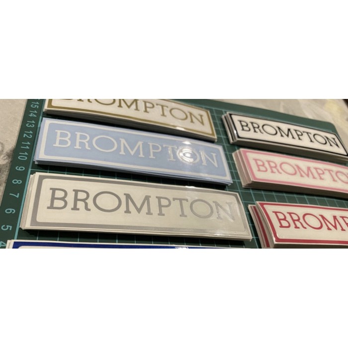 

Free Ongkir cutting sticker brompton 12.5 x 3cm
