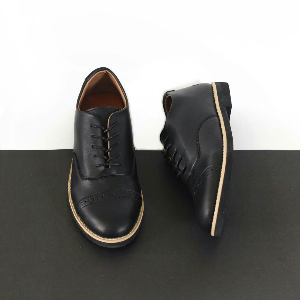 BIG PROMO SepatuFormal Pantofel pria Resmi Formal Hitam Kuliah Kondangan Kerja PNS Guru CY4008