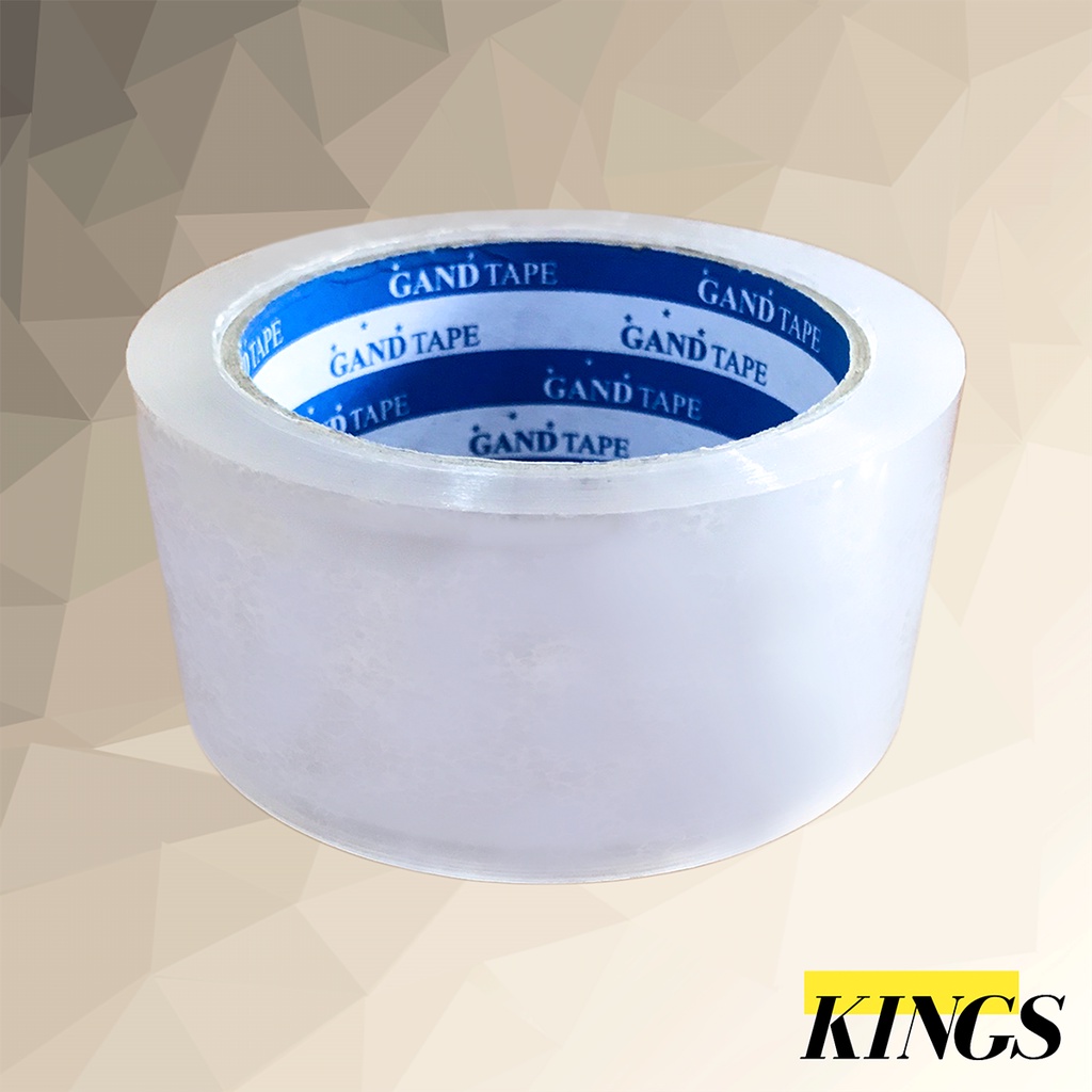 

Gand Tape OPP Selotip / Pita Perekat / Lakban Bening Besar 4.8 cm