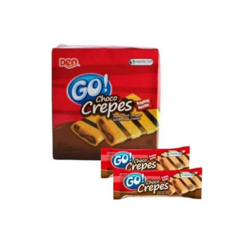 

Wafer Go Choco Crepes box isi 24 pcs