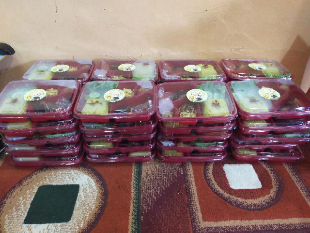 Box Bento / Tray Bento / Lunch Box Bento Sekat / Lunch Box / Kotak Makan Bento