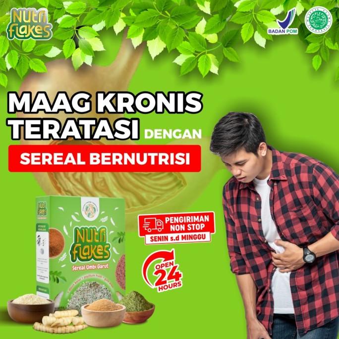 

Diskon NUTRIFLAKES SEREAL SEHAT UMBI GARUT + DAUN KELOR + GULA AREN Diskon