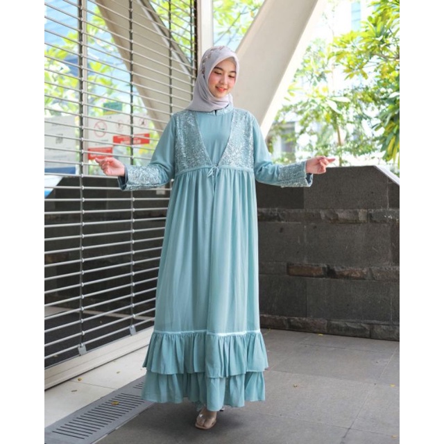 YURIKO DRESS//Gamis tali spider pita//Tanahabang collection