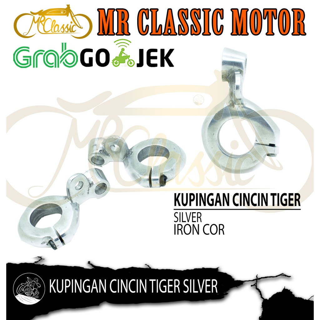 Kupingan/Pangkon Lampu Cincin Honda CB Silver