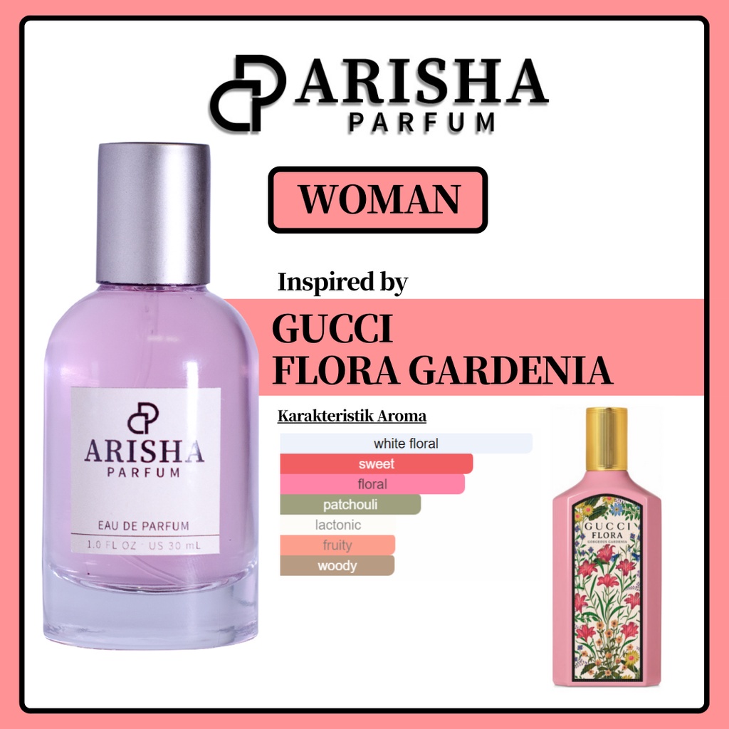 Jual Arisha Parfum Inspirasi GC Flora Gardenia Woman Perfume Wanita ...