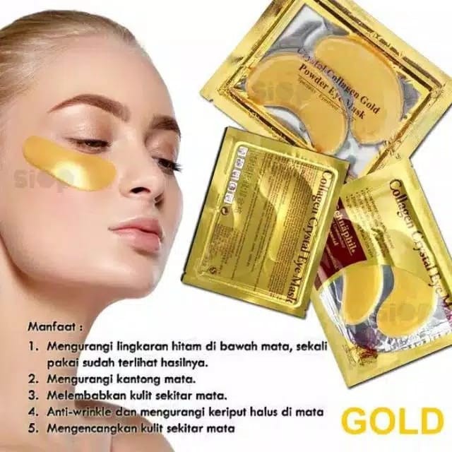 COLLAGEN CRYSTAL EYE MASK MASKER MATA GOOD QUALITY