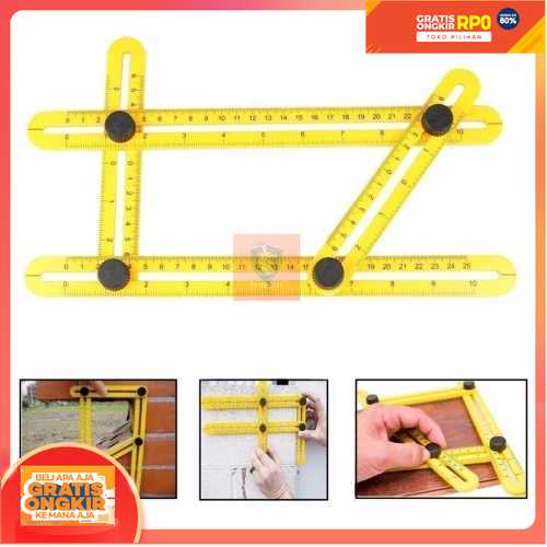 

Multifunctional Folding Ruler Pengaris Serbaguna