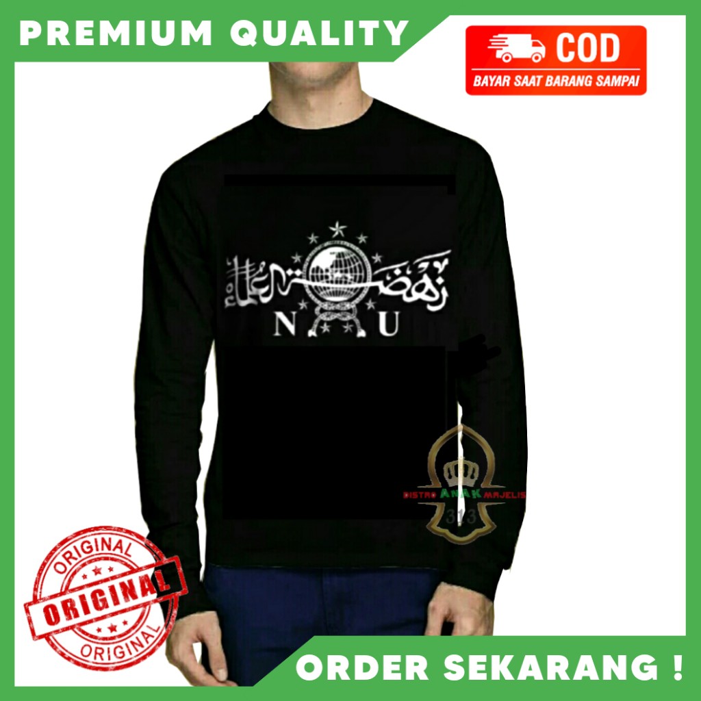 [Original] Kaos Nahdatul Ulama Logo/Kaos NU Nahdlatul Ulama /Kaos NU Nahdlatul Ulama Asli Jombang