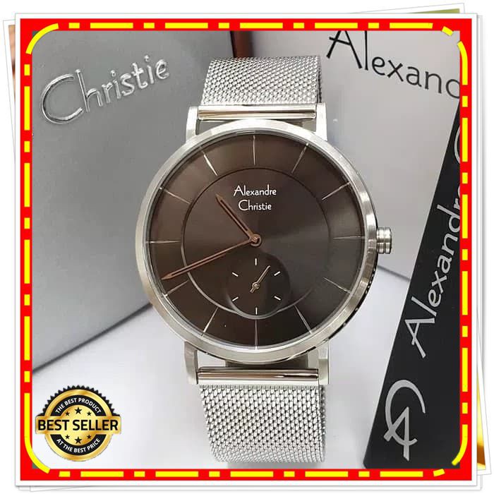 ALEXANDRE CHRISTIE AC 8586 PRIA SILVER BLACK ORIGINAL