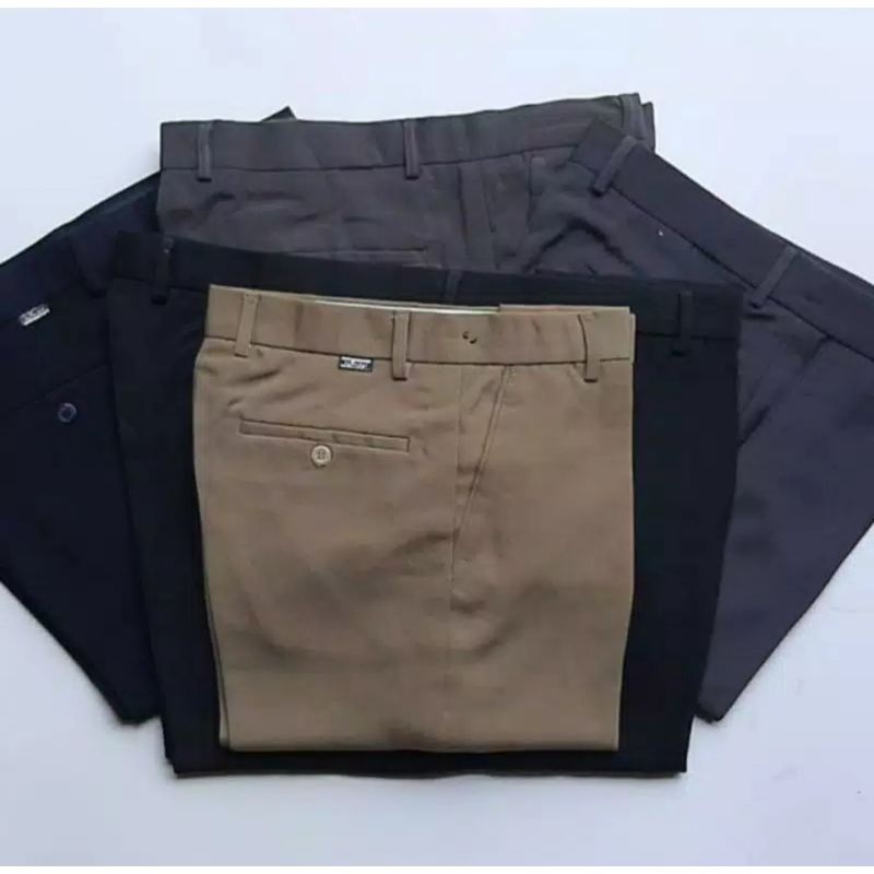 0CELANA PRIA,CELANA STANDART, CELANA KERJA KAIN TWISS/TEFLON Size 28 sampai 38