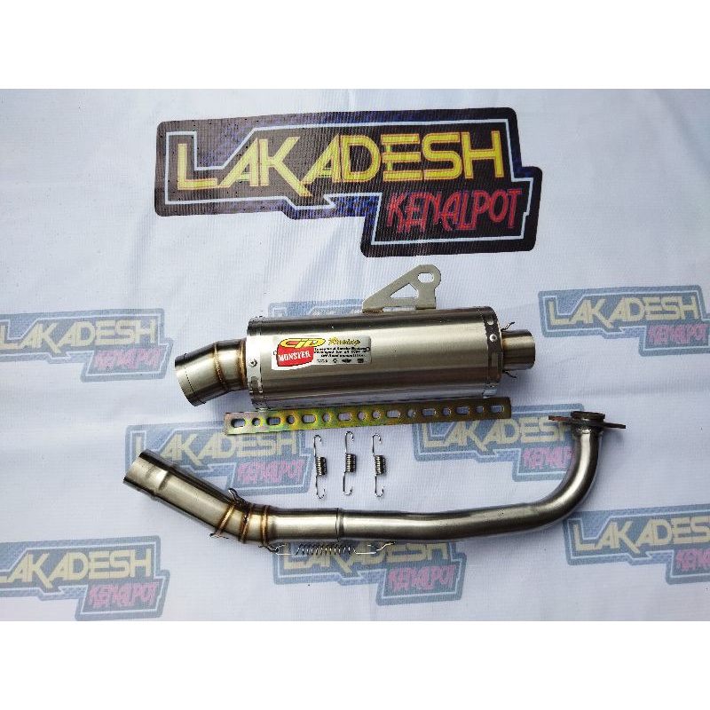 KNALPOT CLD MONSTER (INLET 38/50) BEAT MIO VARIO AEROX SCOOPY NMAX PCX ADV LEXI GENIO FREEGO NEX DLL