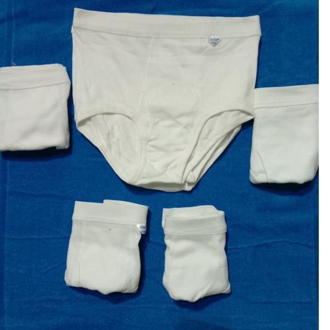 Model Baru.. 6PCS CELANA DALAM CROCODILE PUTIH STOK PABRIK CUCI GUDANG BAHAN KATUN SPANDEK