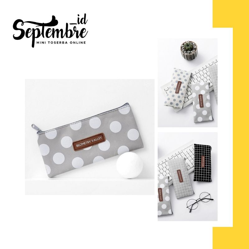 

Pouch Tempat Pensil Kotak Beometry Valley