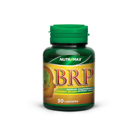 NUTRIMAX BRP GINKGO GINKO GINGKO BILOBA VITAMIN NUTRISI OTAK 30 KAPSUL TERLARIS