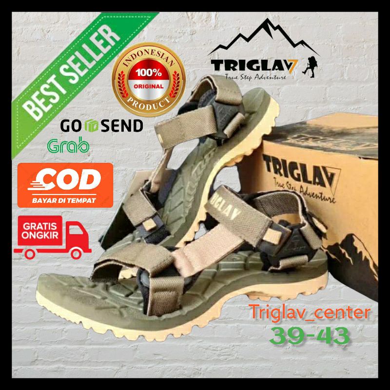 Sandal gunung pria Triglav Original 100%|Sandal gunung|Sandal pria wanita|Sandal|Sandal sepatu pria
